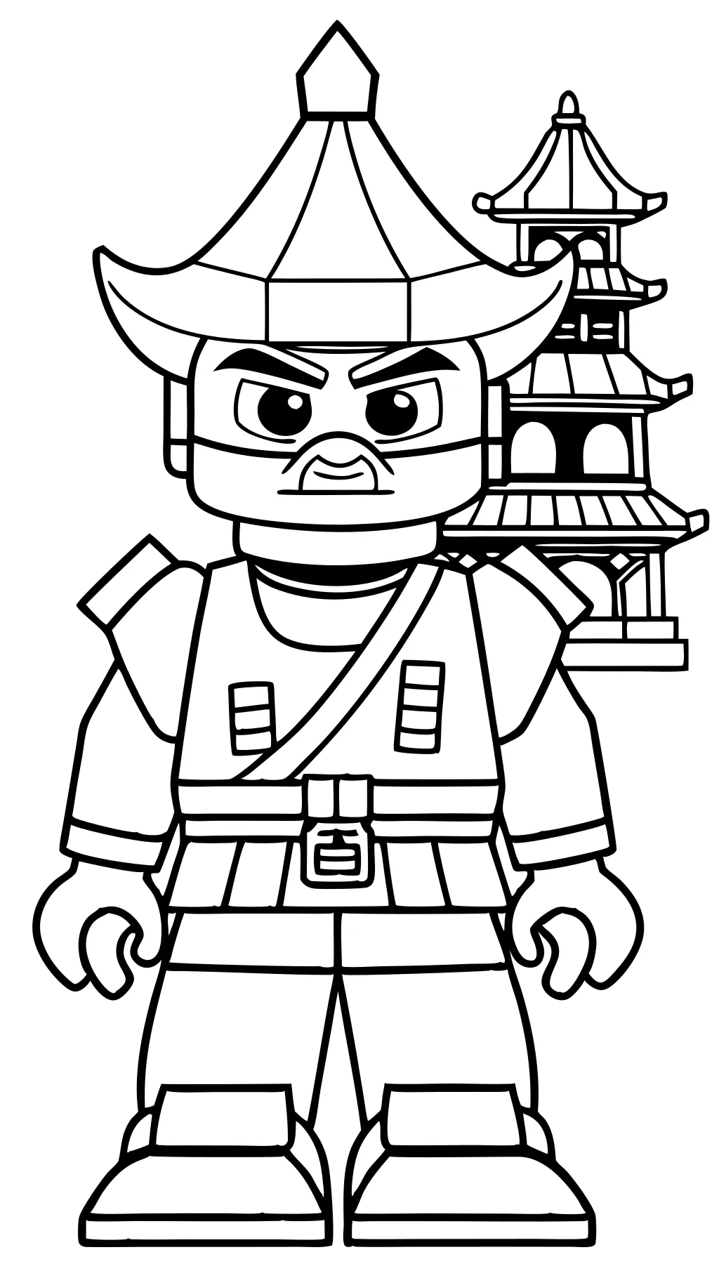 Páginas para colorear gratis de Ninjago